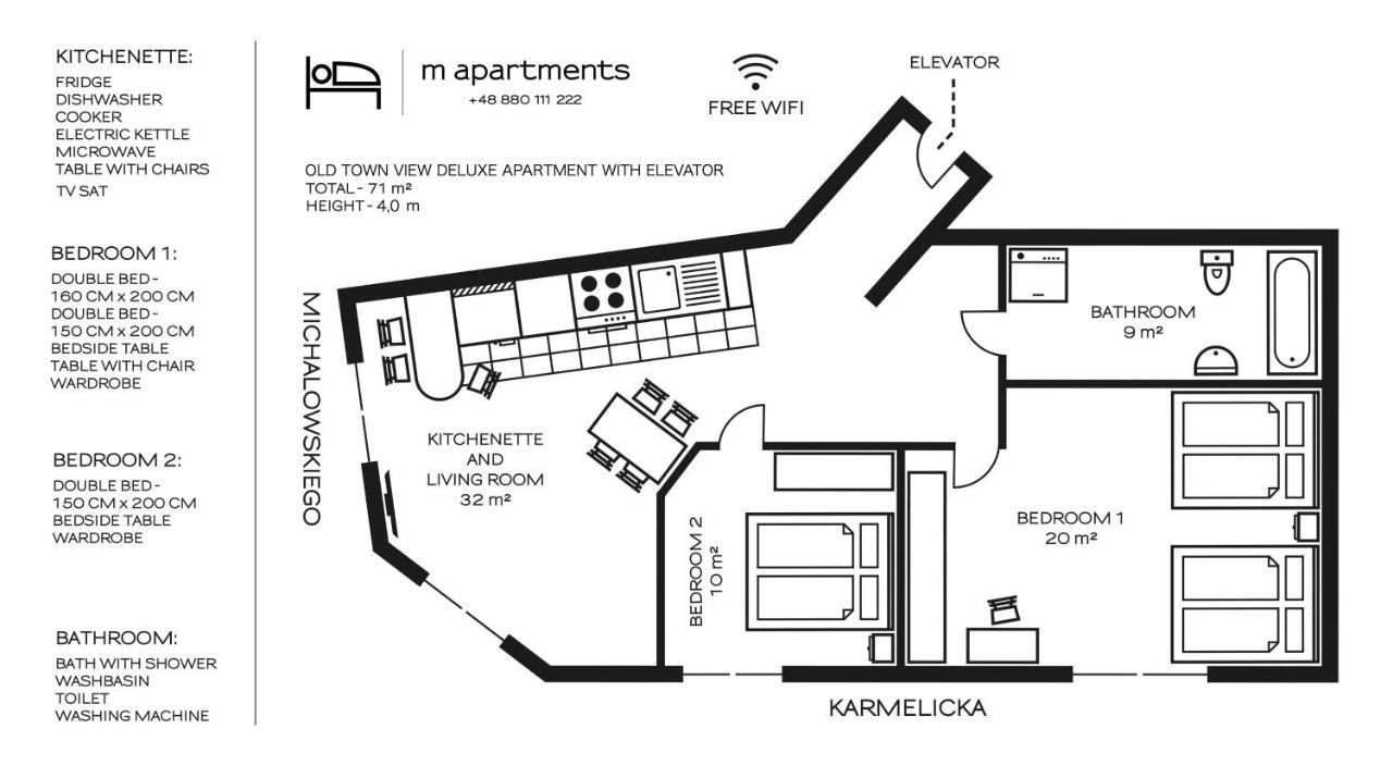 M Apartments คราคูฟ ภายนอก รูปภาพ